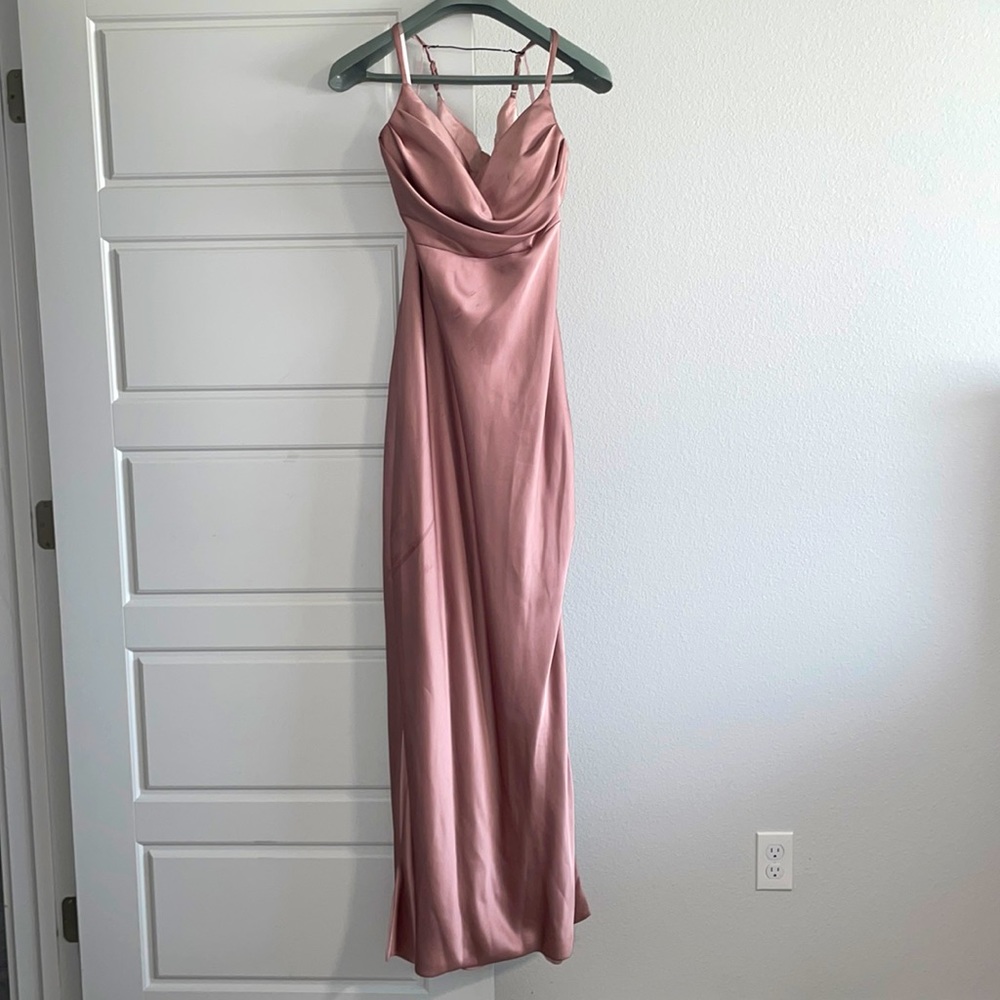 Revelry Skye Satin Dress
